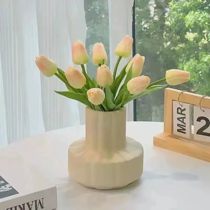 Tulip Artificial Bouquet Flower Wedding Outdoor Home Garden Bouquet Party Decorative Plant Valentine'S Day,Thanksgiving,Christma