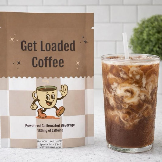 Protein Loaded Coffee – Viral | Single Packet | 16Oz Coffee Drink Mix | 10G Protein & 180Mg Caffeine | Hot or Cold